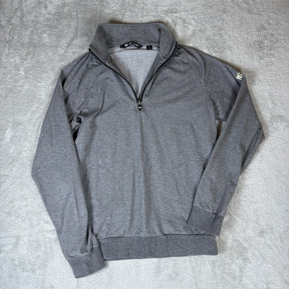 Travis Mathew Other - Travis‎ Mathew Shirt Mens Medium Gray Golf 1/4 Zip Long Sleeve Golfing Outdoors